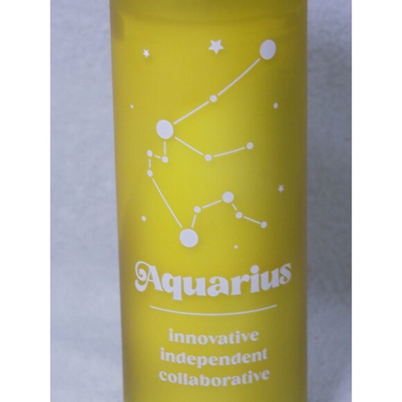 Modern Expressions Frosted Candle with Cork Lid, Aquarius Zodiac - Picture 2 of 3